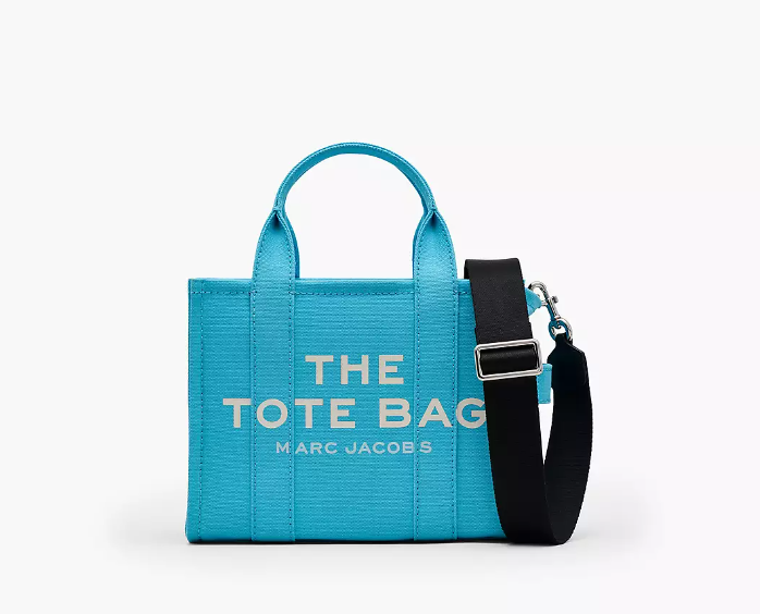 Bolso Marc Jacobs the tote bag pequeño azul agua